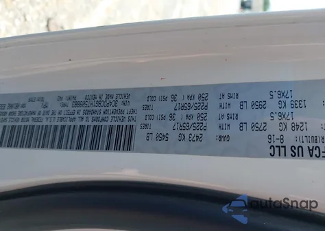 2017 Dodge Journey Sxt from USA, damaged, VIN 3C4PDCBG1HT509883